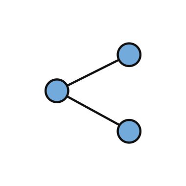 Veri paylaşımı internet düz çizgi biçimi