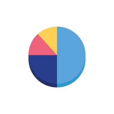 İzole edilmiş iş akışı simgesi düz tasarım