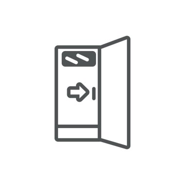 exit door emergency safety line