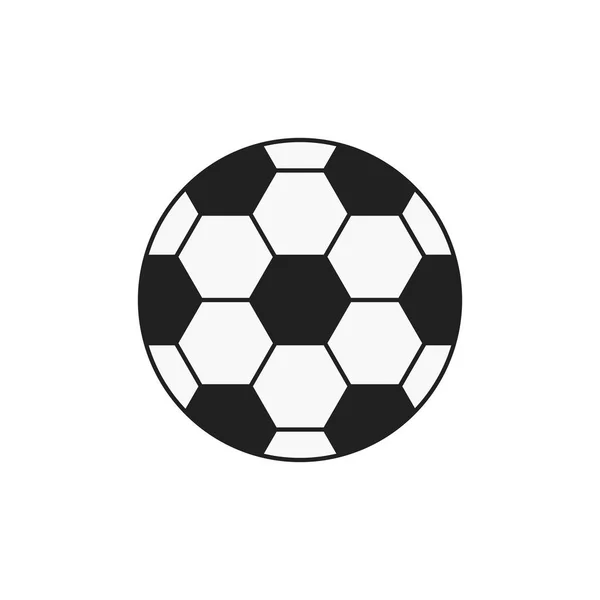 おもちゃボールサッカー記入スタイルのアイコン — ストックベクタ