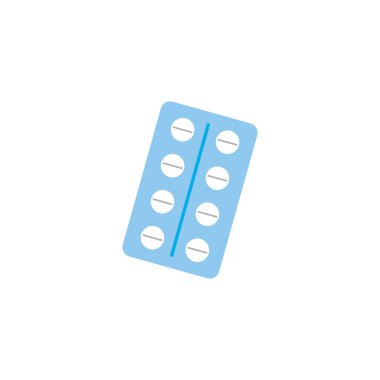 İzole tıbbi tıp ikonu düz tasarım