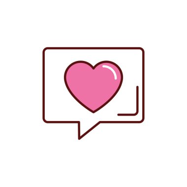 Romantik aşk düz çizgi