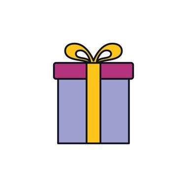 Hediye kutusu kutlama cümlesi doldurma tasarımı