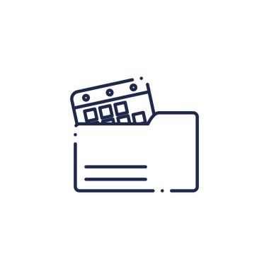 Kağıt belge dosya satırı biçimine sahip dizin