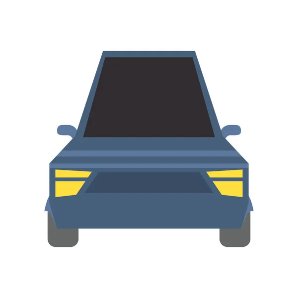 Diseño plano de icono de automóvil aislado — Archivo Imágenes Vectoriales