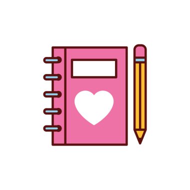 Romantik aşk düz çizgi