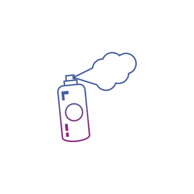 Paint splash line gradient design