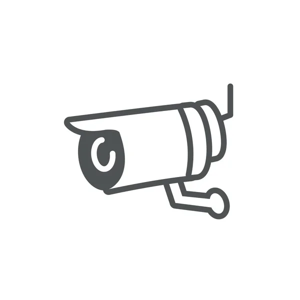 Surveillance camera protection safety line —  Vetores de Stock