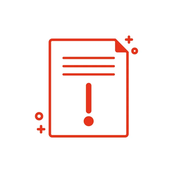 Isolated document and help icon line design