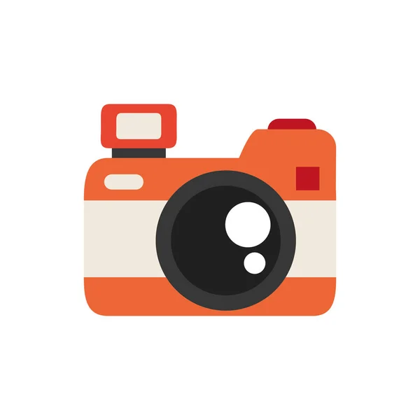 Isolated camera icon flat design — Stock Vector