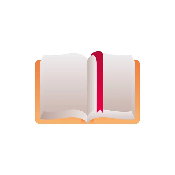 Boek fantasie verloop stijl pictogram — Stockvector