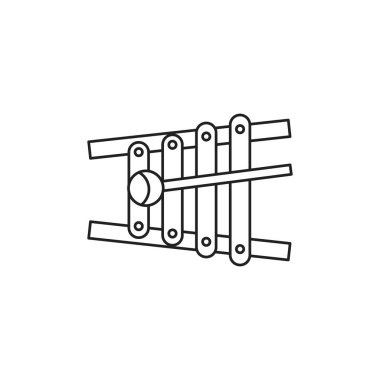 oyuncak ksilofon satır biçimi simgesi