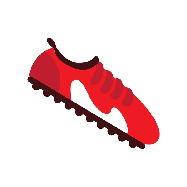 Zapato deportivo icono de estilo plano — Vector de stock