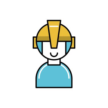 Geleceğin avatar simgesi çizimi