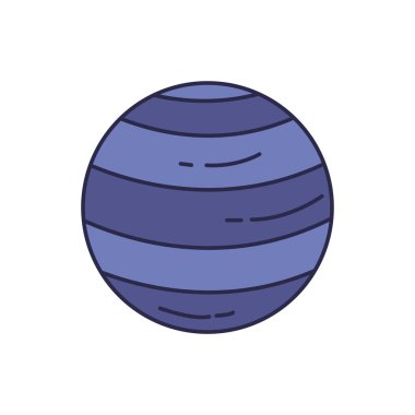 universe planet fill style icon