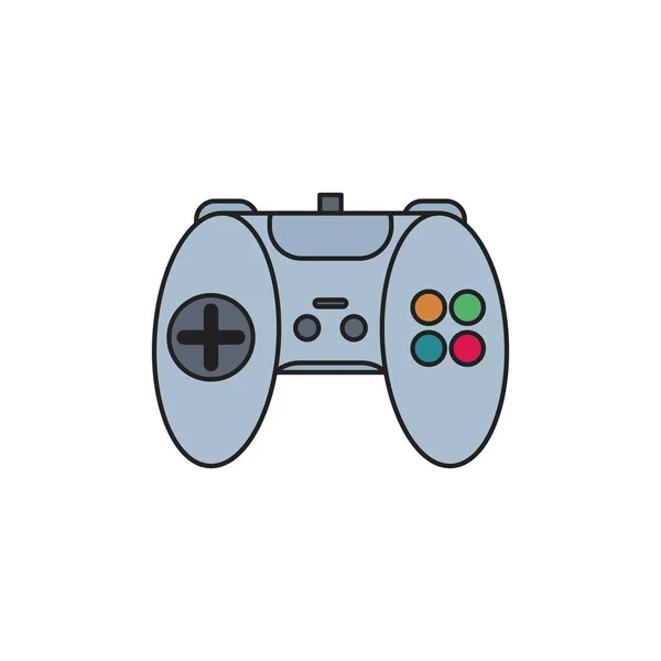 Control game fill style icon — Image vectorielle