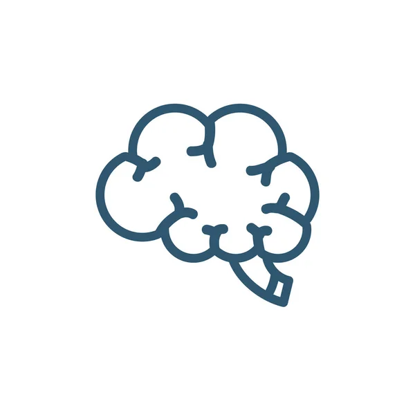 Human brain research line style icon — Διανυσματικό Αρχείο