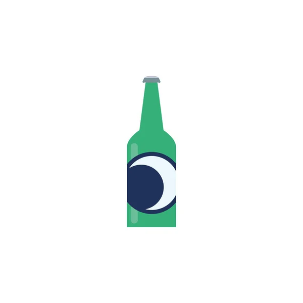 Isolated drink bottle icon flat design — Image vectorielle