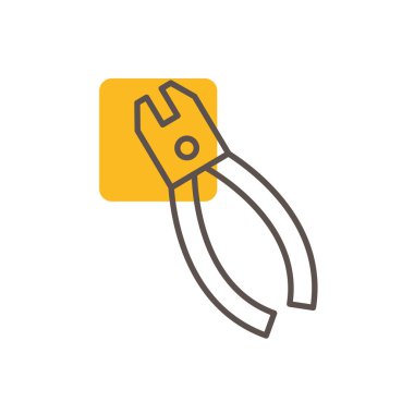 İzole edilmiş kerpeten çizgisi tasarımı