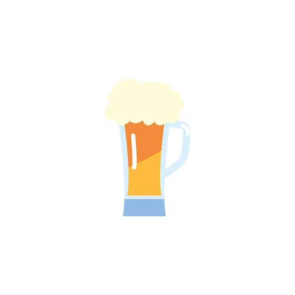 Isolierte Bier-Ikone flaches Design — Stockvektor