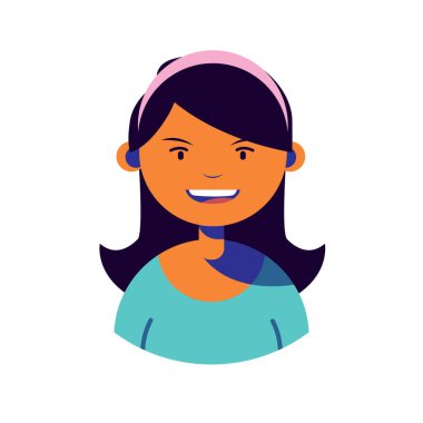 woman character people flat image