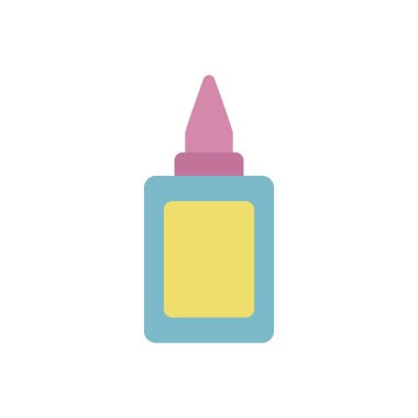 school glue flat style icon