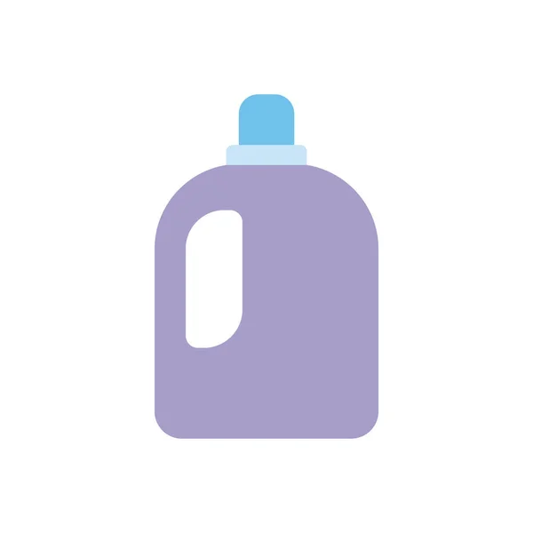 Isolated detergent bottle icon flat design — Stock Vector
