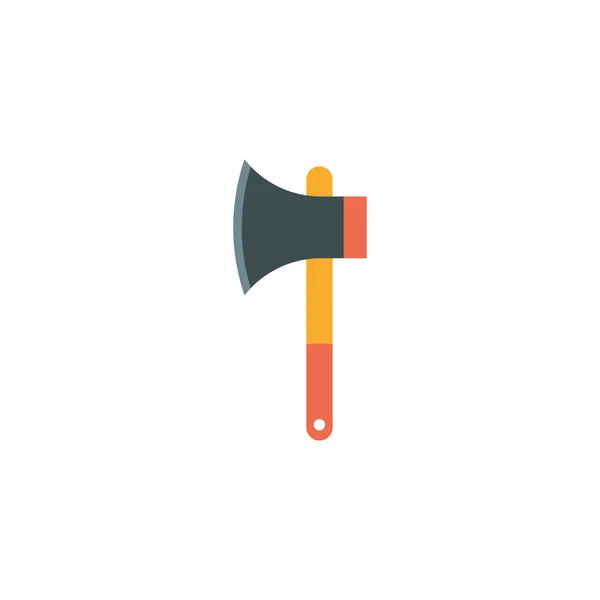 Isolated camping ax icon flat design — Vetor de Stock