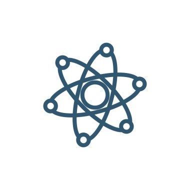 Molekül atomu bilim araştırma çizgisi simgesi