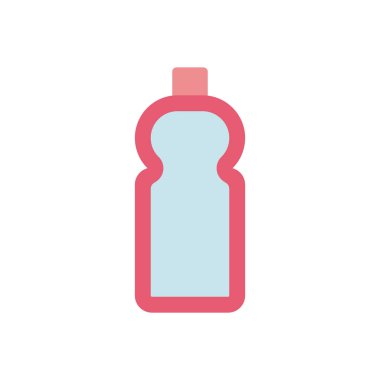 Isolated detergent bottle icon flat design