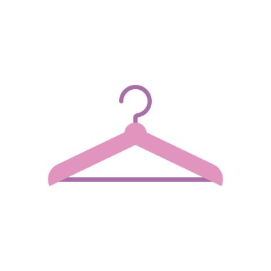 İzole edilmiş askı simgesi düz tasarım