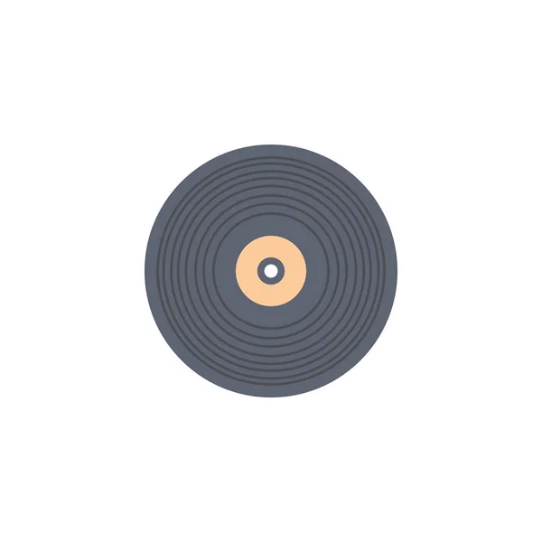 Isoliertes Vinyl-Icon-Vektor-Design — Stockvektor