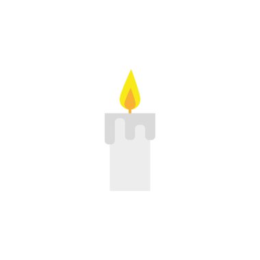 yanan mum ışığı simgesi