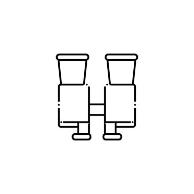 İzole edilmiş dürbün çizgisi tasarımı