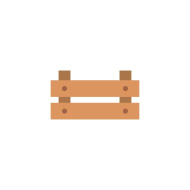 Isolated fence icon flat design