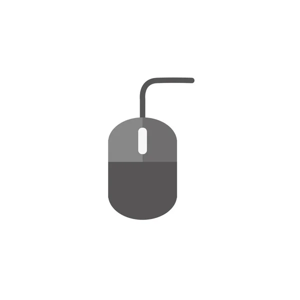 Digital mouse icon flat design — Image vectorielle