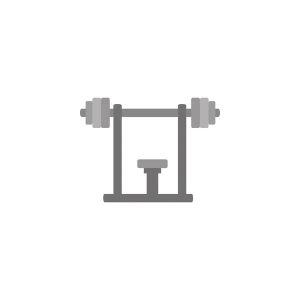 Halter gewicht tillen workout accessoire — Stockvector