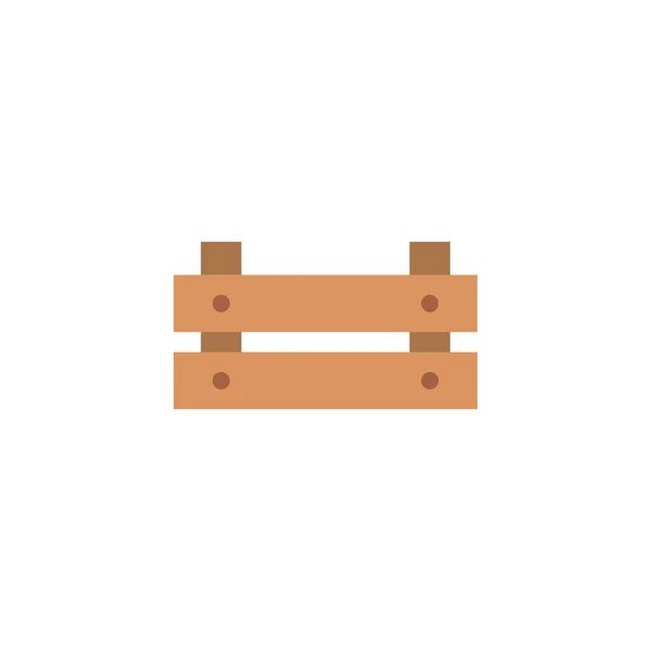 Isolated fence icon flat design — Vector de stock