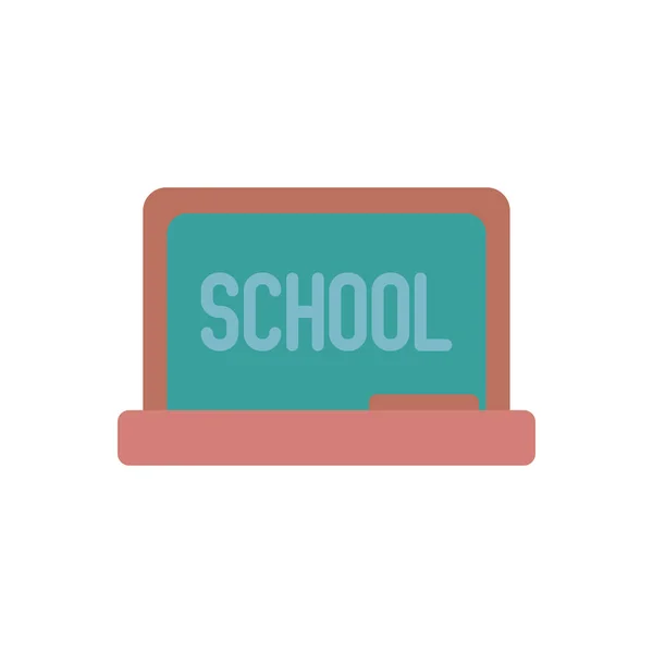 Schule Board flache Stil-Ikone — Stockvektor