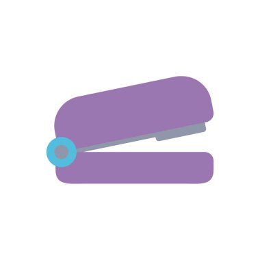 Zımba tedarik ofisi düz simge tasarımı