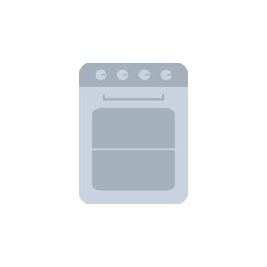Isolated stove icon flat design
