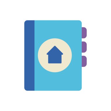 book marker office flat icon design