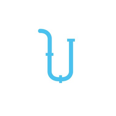 water pipeline line style icon