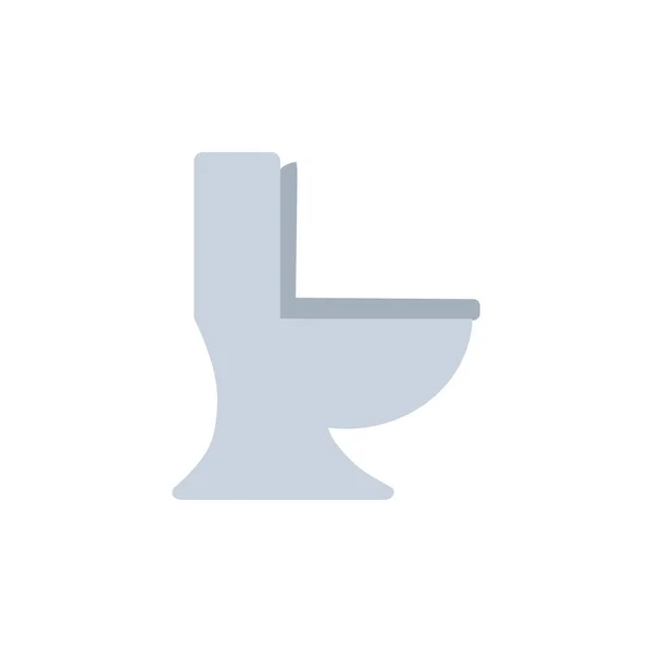 Isolated toilet icon flat design — Stock Vector