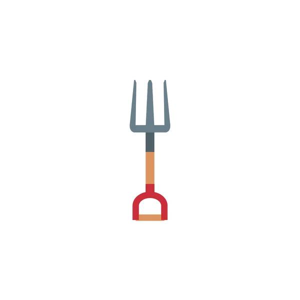 Isolierte Harke Utensil Symbol flaches Design — Stockvektor