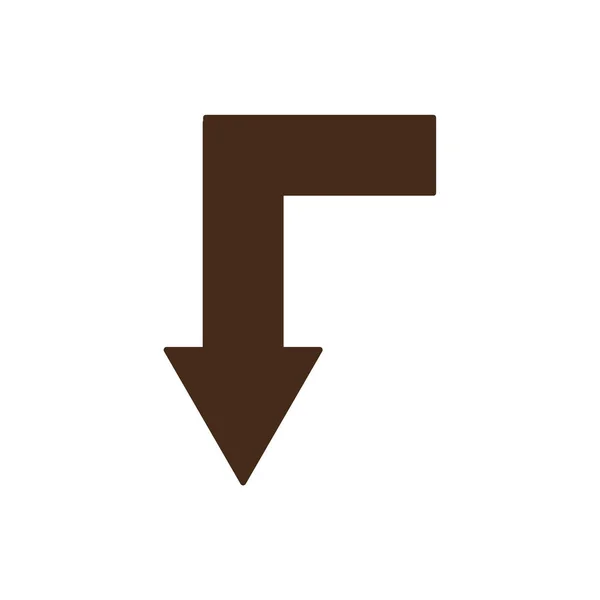 Isolated arrow icon vector design — Stock Vector