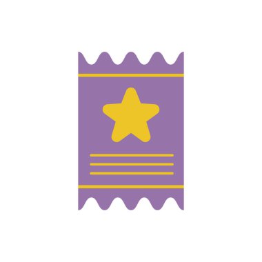 Hayal gücü sihirli düz simge