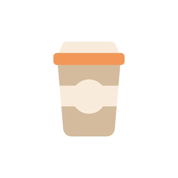 Isolated coffee mug icon flat design — Stock Vector