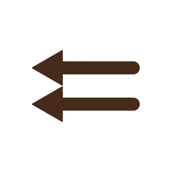 Isolated arrows icon vector design — стоковый вектор