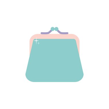 İzole çanta simgesi düz tasarım